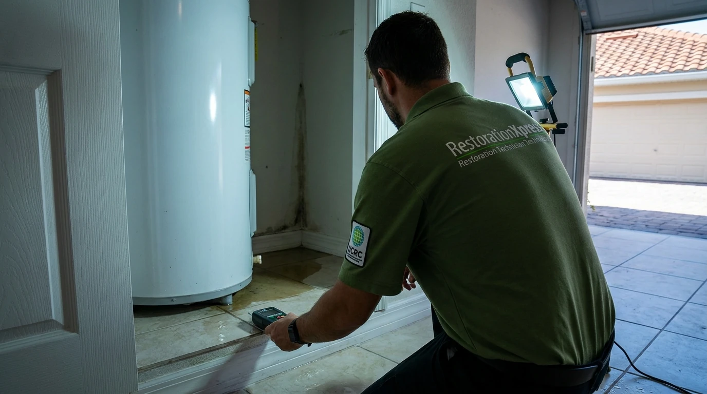 Who to Call for a Water Heater Leak in Davie, FL (Plumber, Restoration, or Both)